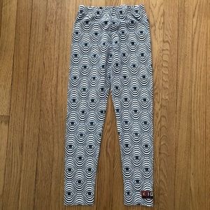 Kenzo Paris psychedelic weirdcore eye print leggings size 10
